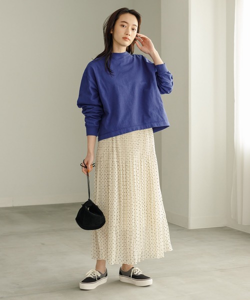 CAMBER(キャンバー)の「【CAMBER】別注Crew Long Tee Length Short(Tシャツ/カットソー・レディース・グリーン/ブルー系その他2/オレンジ系その他4・L)」の17枚目の写真