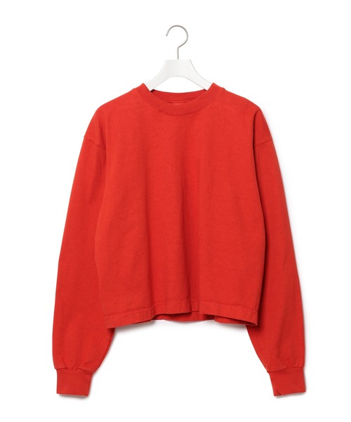 CAMBER(キャンバー)の「【CAMBER】別注Crew Long Tee Length Short(Tシャツ/カットソー・レディース・グリーン/ブルー系その他2/オレンジ系その他4・L)」の9枚目の写真