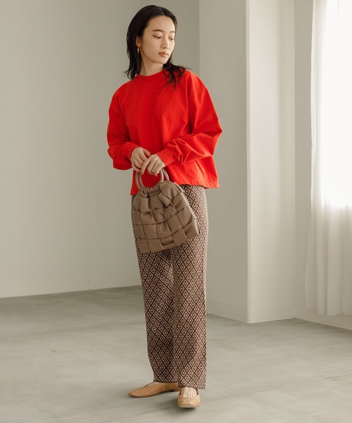 CAMBER(キャンバー)の「【CAMBER】別注Crew Long Tee Length Short(Tシャツ/カットソー・レディース・グリーン/ブルー系その他2/オレンジ系その他4・L)」の16枚目の写真