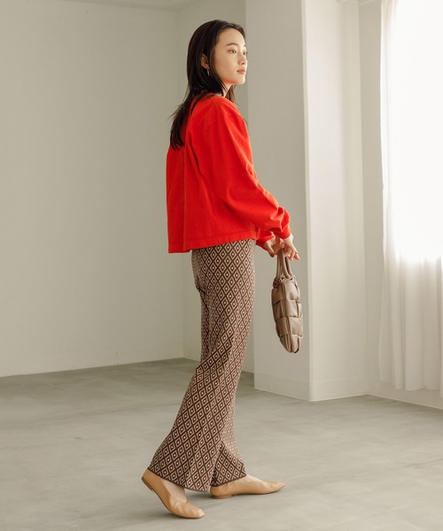 CAMBER(キャンバー)の「【CAMBER】別注Crew Long Tee Length Short(Tシャツ/カットソー・レディース・グリーン/ブルー系その他2/オレンジ系その他4・L)」の19枚目の写真