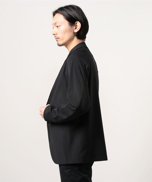 MONOBI(モノビ)の「MONOBI/テックウール セットアップ2Bジャケット(テーラードジャケット・メンズ・ネイビー/ブラック・44/46/42)」の3枚目の写真