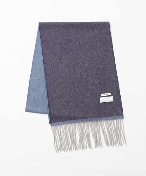 ABAHOUSE（アバハウス）の「カシミヤマフラー（ストール/ショール・メンズ・ブラウン/ワイン/ブラック/ネイビー・フリー）」の4枚目の写真