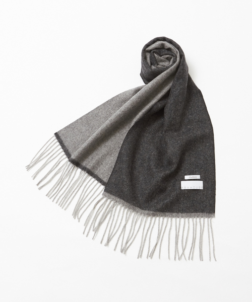 ABAHOUSE（アバハウス）の「カシミヤマフラー（ストール/ショール・メンズ・ブラウン/ワイン/ブラック/ネイビー・フリー）」の5枚目の写真