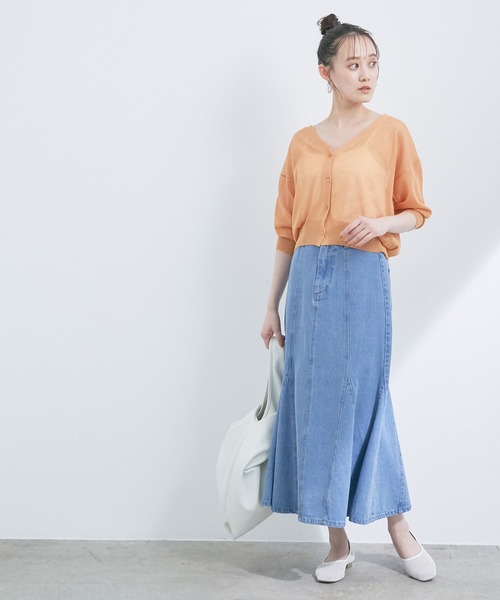 【WEB限定】デニムマーメイドスカート