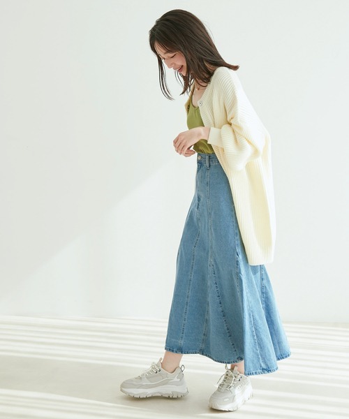 【WEB限定】デニムマーメイドスカート