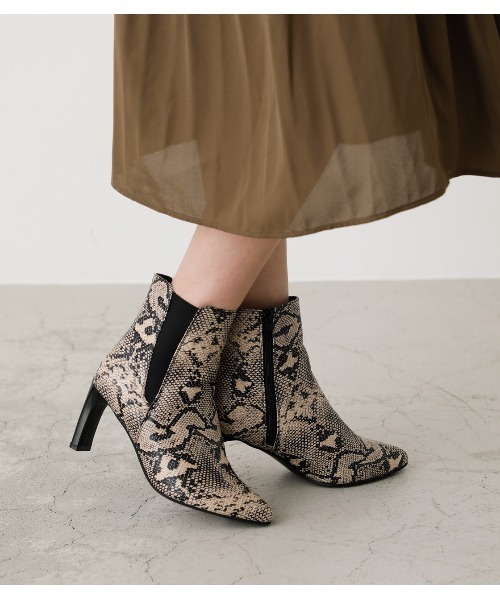 AZUL by moussy（アズールバイマウジー）の「POINTED SIDE GORE BOOTS  