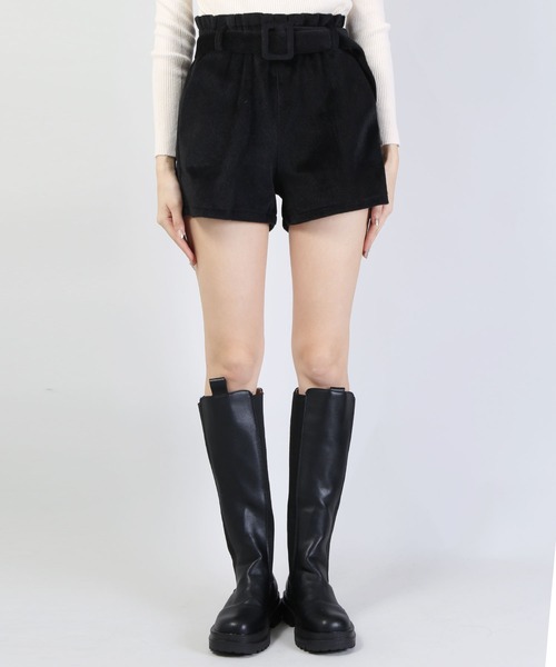 WC(ダブル シー)の「WC/【2点セット】ベルト付きショートパンツ(その他パンツ・レディース・ブラック/ブラウン/アイボリー・FREE)」の8枚目の写真