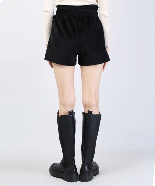 WC(ダブル シー)の「WC/【2点セット】ベルト付きショートパンツ(その他パンツ・レディース・ブラック/ブラウン/アイボリー・FREE)」の4枚目の写真