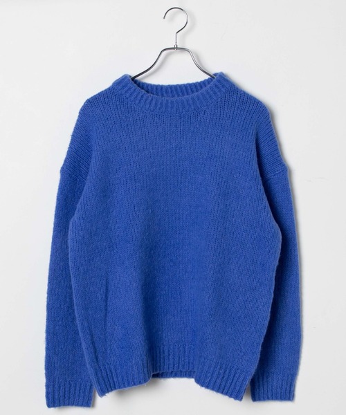 DING（ディング）の「DING/カラーセーター（ニット/セーター・レディース・ブルー/グリーン・FREE）」の6枚目の写真