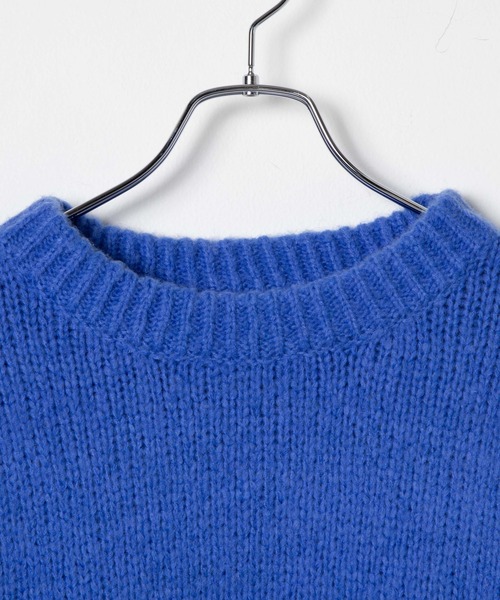 DING（ディング）の「DING/カラーセーター（ニット/セーター・レディース・ブルー/グリーン・FREE）」の9枚目の写真