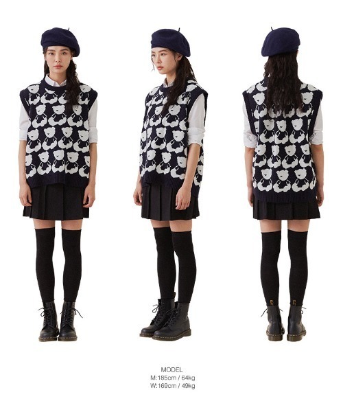 ★送料・関税込★AQOstudiospace★AQO BEAR STRIPE KNIT TEE★ ALL BRAND,AQOstudiospace | UNDER GROUND CIRCUS