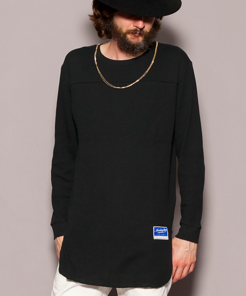 MONKEY TIME(モンキータイム)の「MT ∴ 30 サーマル ロング Tシャツ ◆(Tシャツ/カットソー・メンズ・ホワイト/ブラック/グレー・LARGE/SMALL/MEDIUM)」の1枚目の写真