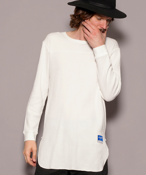 MONKEY TIME(モンキータイム)の「MT ∴ 30 サーマル ロング Tシャツ ◆(Tシャツ/カットソー・メンズ・ホワイト/ブラック/グレー・LARGE/SMALL/MEDIUM)」の4枚目の写真