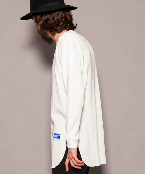 MONKEY TIME(モンキータイム)の「MT ∴ 30 サーマル ロング Tシャツ ◆(Tシャツ/カットソー・メンズ・ホワイト/ブラック/グレー・LARGE/SMALL/MEDIUM)」の5枚目の写真