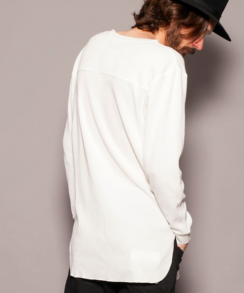 MONKEY TIME(モンキータイム)の「MT ∴ 30 サーマル ロング Tシャツ ◆(Tシャツ/カットソー・メンズ・ホワイト/ブラック/グレー・LARGE/SMALL/MEDIUM)」の6枚目の写真