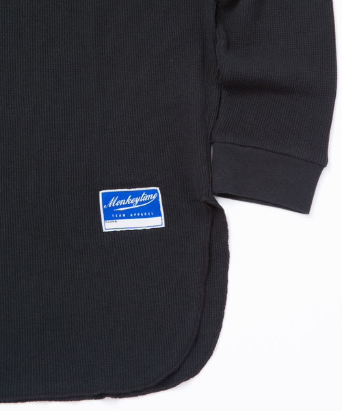 MONKEY TIME(モンキータイム)の「MT ∴ 30 サーマル ロング Tシャツ ◆(Tシャツ/カットソー・メンズ・ホワイト/ブラック/グレー・LARGE/SMALL/MEDIUM)」の9枚目の写真