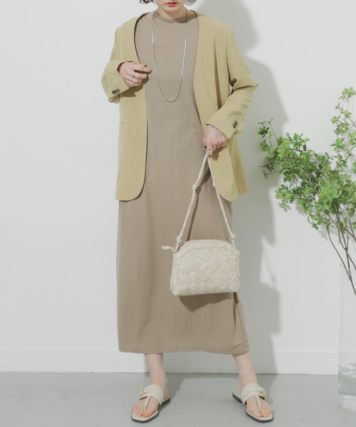 SENSE OF PLACE by URBAN RESEARCH（センスオブプレイスバイアーバンリサーチ）の「クロスメッシュショルダーバッグ（ショルダーバッグ・レディース・ブラック/シルバー/アイボリー・ONE）」の2枚目の写真