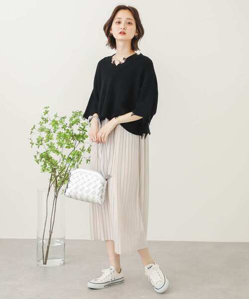 SENSE OF PLACE by URBAN RESEARCH（センスオブプレイスバイアーバンリサーチ）の「クロスメッシュショルダーバッグ（ショルダーバッグ・レディース・ブラック/シルバー/アイボリー・ONE）」の11枚目の写真