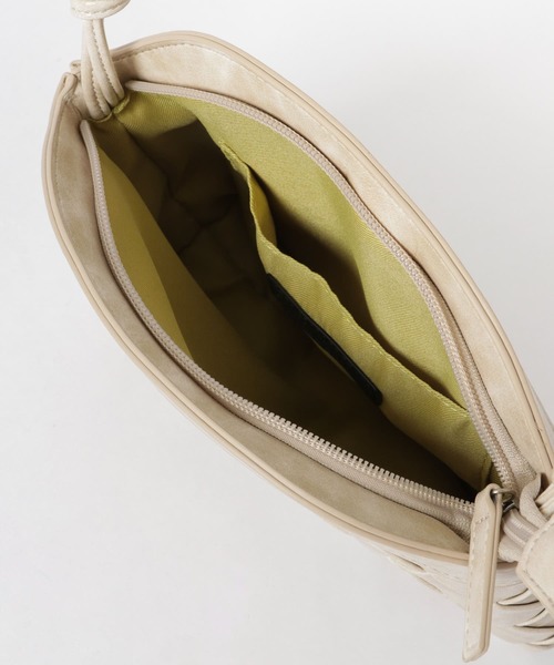 SENSE OF PLACE by URBAN RESEARCH（センスオブプレイスバイアーバンリサーチ）の「クロスメッシュショルダーバッグ（ショルダーバッグ・レディース・ブラック/シルバー/アイボリー・ONE）」の8枚目の写真