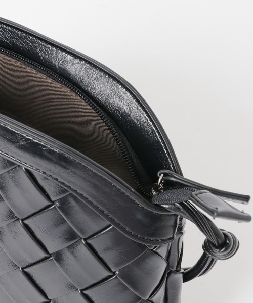 SENSE OF PLACE by URBAN RESEARCH（センスオブプレイスバイアーバンリサーチ）の「クロスメッシュショルダーバッグ（ショルダーバッグ・レディース・ブラック/シルバー/アイボリー・ONE）」の14枚目の写真