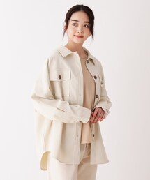 Cutie Blonde | 【S-LL】起毛ツイルCPOジャケット(ミリタリージャケット)