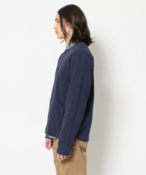 KATO`（カトー）の「KATO'/カトー　カノコクルーネックカーディガン（カーディガン/ボレロ・メンズ・ベージュ/ネイビー/カーキ・SMALL/MEDIUM/LARGE）」の4枚目の写真