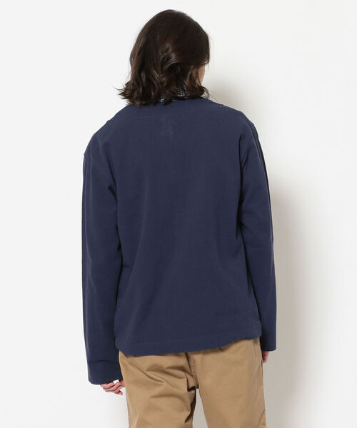 KATO`（カトー）の「KATO'/カトー　カノコクルーネックカーディガン（カーディガン/ボレロ・メンズ・ベージュ/ネイビー/カーキ・SMALL/MEDIUM/LARGE）」の6枚目の写真