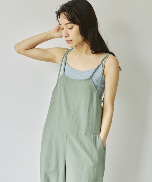 Liyoca(リヨカ)の「【Liyoca】ミリタリークロスサロペット(サロペット/オーバーオール・レディース・ブラック/カーキ/ライトベージュ・FREE)」の20枚目の写真