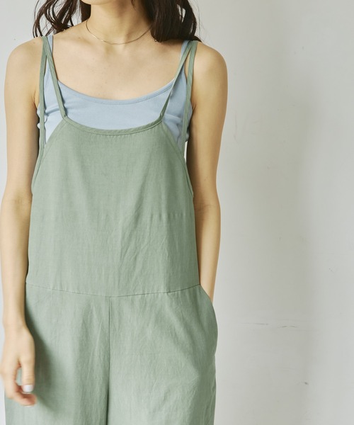 Liyoca(リヨカ)の「【Liyoca】ミリタリークロスサロペット(サロペット/オーバーオール・レディース・ブラック/カーキ/ライトベージュ・FREE)」の21枚目の写真