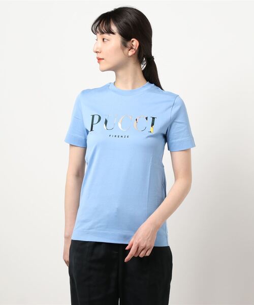 エミリオプッチコットンロゴ Tシャツ/XS