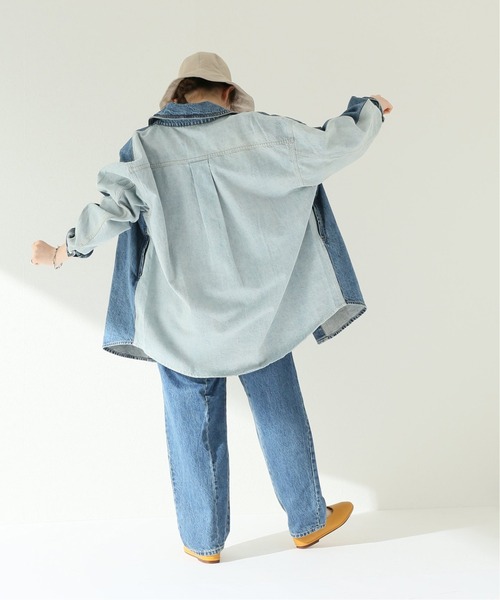 JOURNAL STANDARD relume（ジャーナルスタンダード　レリューム）の「【REMAIN STUDIO/リメインスタジオ】 サルエルデニム（デニムパンツ・レディース・ブルー・34/36）」の2枚目の写真