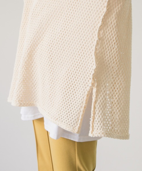Kastane（カスタネ）の「メッシュBACK紐2WAYカーディガン（カーディガン/ボレロ・レディース・オフホワイト/ホワイト系その他・FREE）」の10枚目の写真