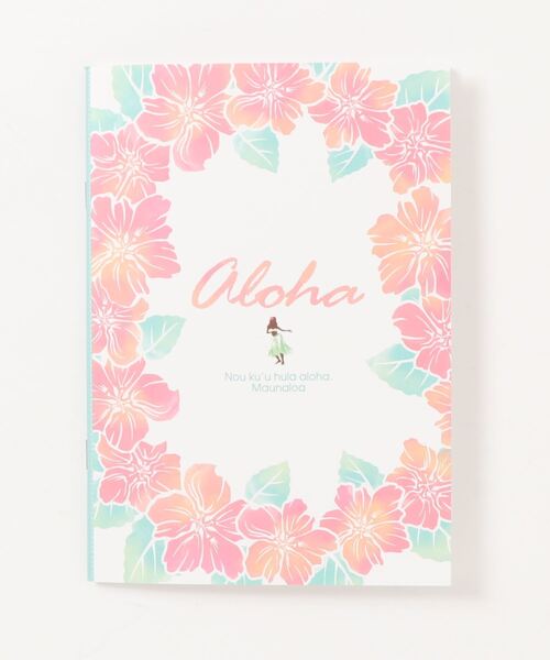 ハイビスカスリーフアロハノート ステーショナリー Maunaloa マウナロア のファッション Maunaloa
