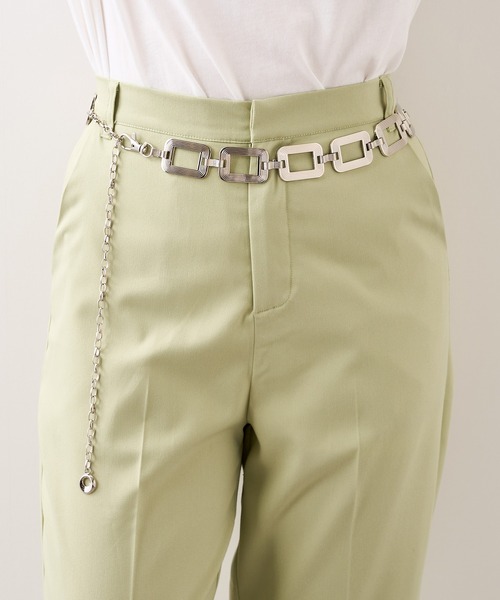 RASVOA（ラスボア）の「スクエアシルバーベルト（ベルト・レディース・シルバー・FREE）」の5枚目の写真