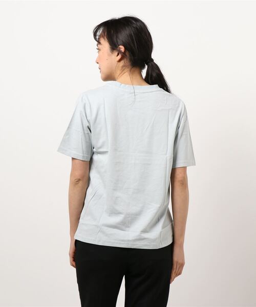 Honeys（ハニーズ）の「半袖フォトＴシャツ（Tシャツ/カットソー・レディース・スミクロ/ミント/ラベンダー/ホワイト/ベージュ・LL/S/M/L）」の12枚目の写真