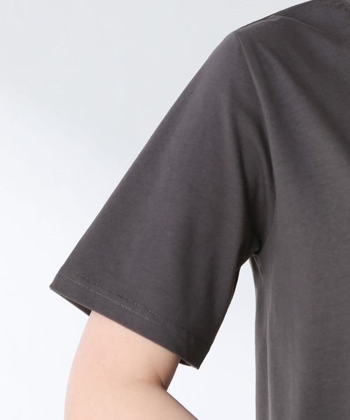 Honeys（ハニーズ）の「半袖フォトＴシャツ（Tシャツ/カットソー・レディース・スミクロ/ミント/ラベンダー/ホワイト/ベージュ・LL/S/M/L）」の11枚目の写真