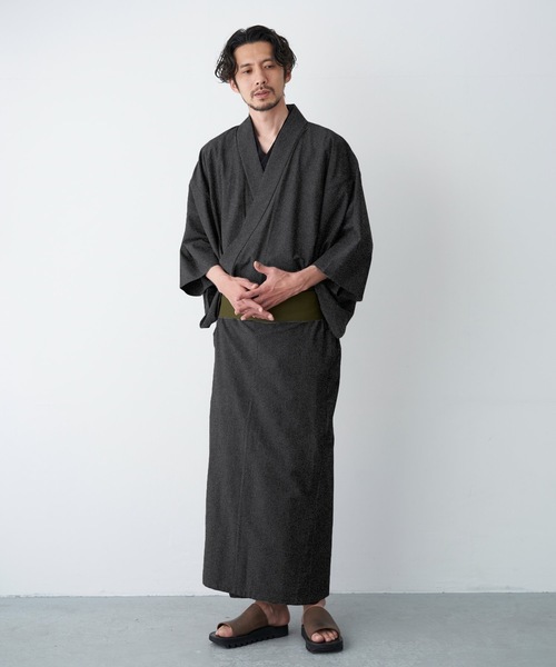 COTTON LINEN STRETCH YUKATAの2枚目の写真