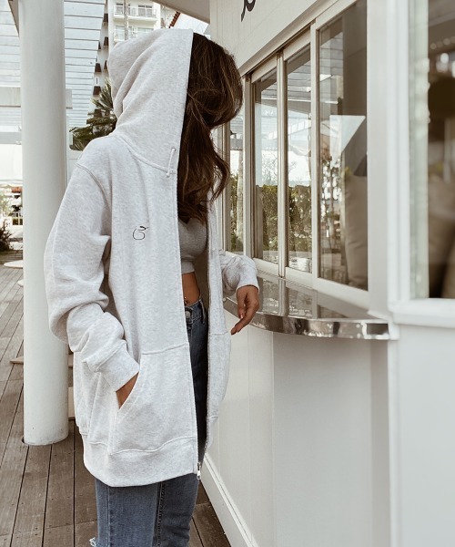 esutoreja（エストレジャ）の「ZOZO限定オリジナルジップパーカー（その他アウター・レディース・オートミール・FREE）」の13枚目の写真