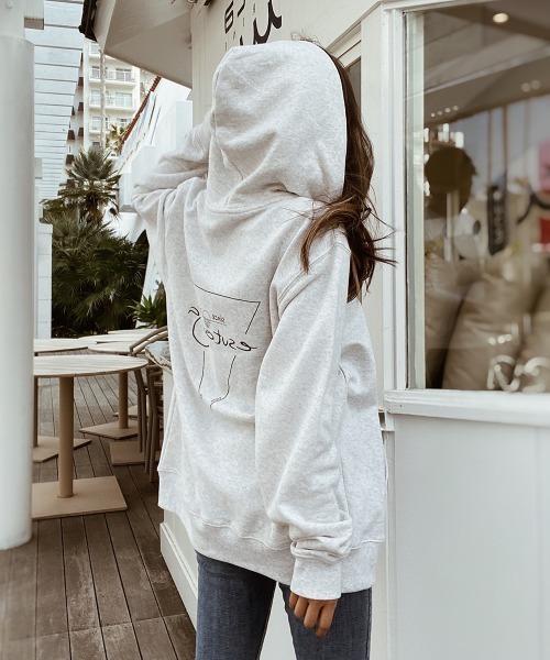 esutoreja（エストレジャ）の「ZOZO限定オリジナルジップパーカー（その他アウター・レディース・オートミール・FREE）」の14枚目の写真