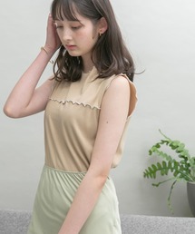 配色メロートップス