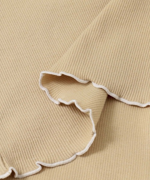 UR Lab.（アーバンリサーチラボ）の「配色メロートップス（Tシャツ/カットソー・レディース・ブラック/モカ/ベージュ・FREE）」の13枚目の写真