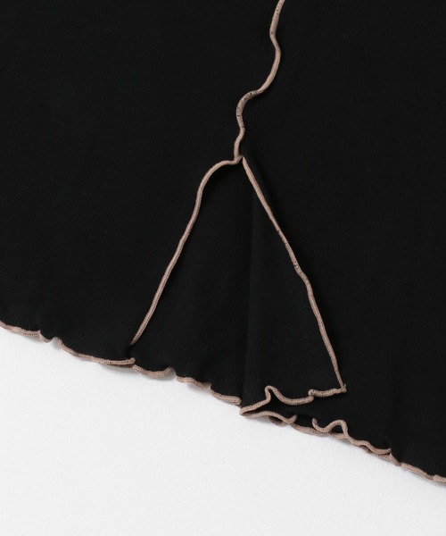 UR Lab.（アーバンリサーチラボ）の「配色メロートップス（Tシャツ/カットソー・レディース・ブラック/モカ/ベージュ・FREE）」の17枚目の写真