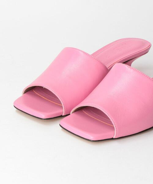 INSCRIRE スクエアヒールサンダル　38 INSCRIRE スクエアヒールサンダル 38