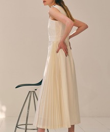 【CITY】サイドプリーツサロペットワンピース