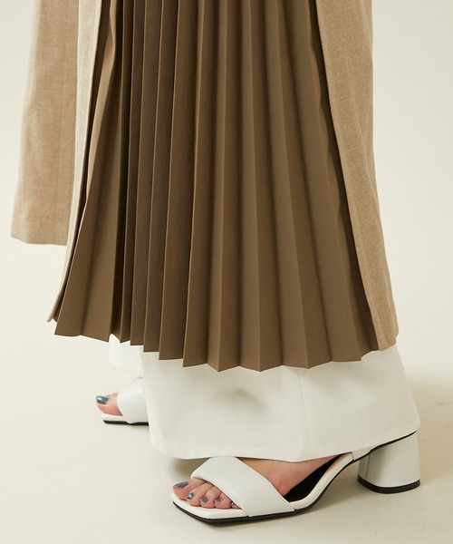 city（シティ）の「【CITY】サイドプリーツサロペットワンピース（ワンピース・レディース・ブラック/ベージュ/ホワイト・2/1）」の15枚目の写真