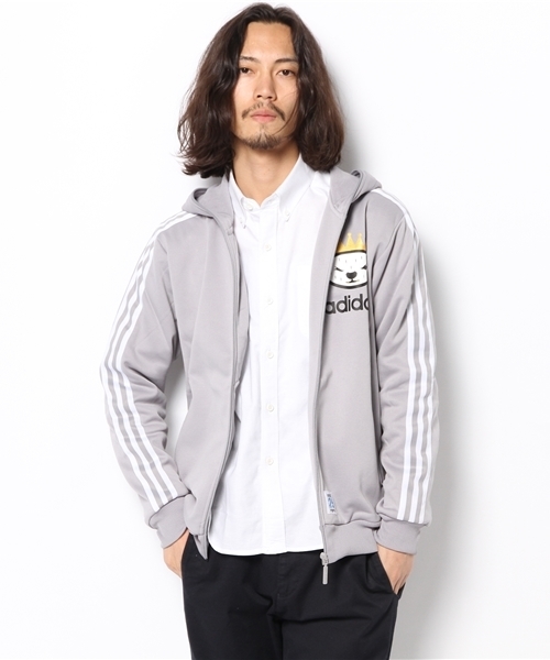 adidas ジップ　パーカー adidas メンズパーカー（ジップ、ボタン：ジップアップ）｜トップス