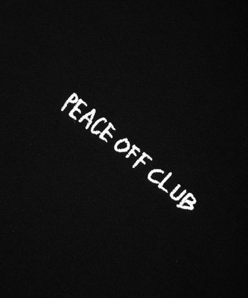 PEACE OFF CLUB（ピースオフクラブ）の「【PEACE OFF CLUB 】タギングロゴ フーディッドスウェットシャツ ...