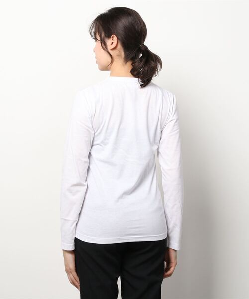 INNOCENT(イノセント)の「『RDS』天竺 長袖Tシャツ(Tシャツ/カットソー・レディース・ホワイト/ブラック/ネイビー/グレー・MEDIUM/LARGE/X-LARGE)」の6枚目の写真
