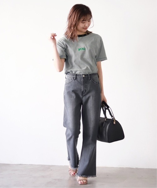 SLOBE IENA(スローブイエナ)の「《追加2》you5/S TEE【手洗い可能】◆(Tシャツ/カットソー・レディース・ブラック系その他・FREE)」の20枚目の写真