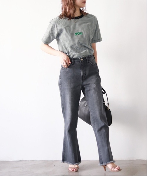 SLOBE IENA(スローブイエナ)の「《追加2》you5/S TEE【手洗い可能】◆(Tシャツ/カットソー・レディース・ブラック系その他・FREE)」の21枚目の写真